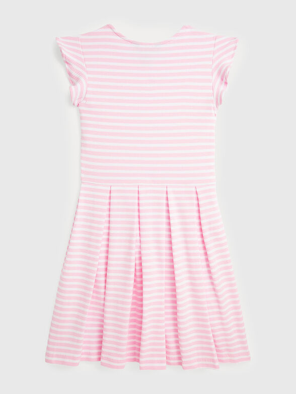 RUFFLE striped dress - 2