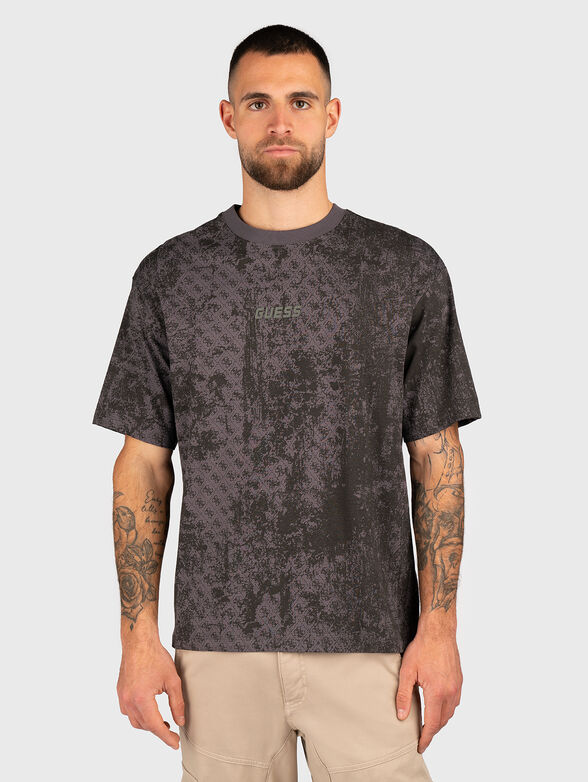 Cotton T-shirt with logo - 1