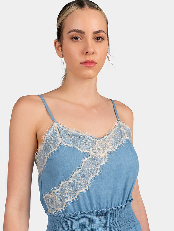 Long dress with lace - 3