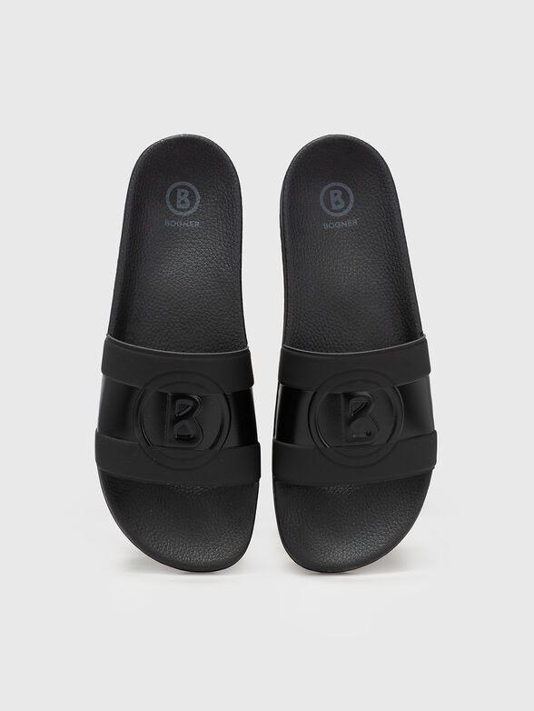 BELIZE slippers in black - 6
