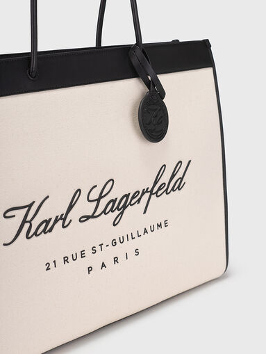 HOTEL KARL bag with logo print - 5