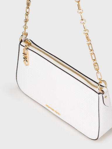 Leather bag in white - 5