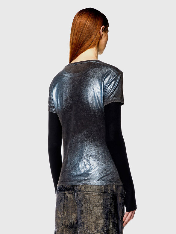 T-MIWA T-shirt with metallic effect - 3