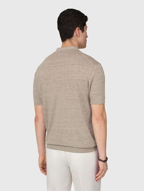 Polo shirt with a knit texture  - 3