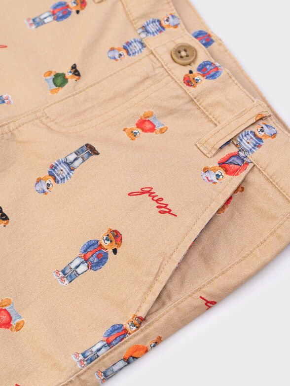 Shorts with logo print - 3