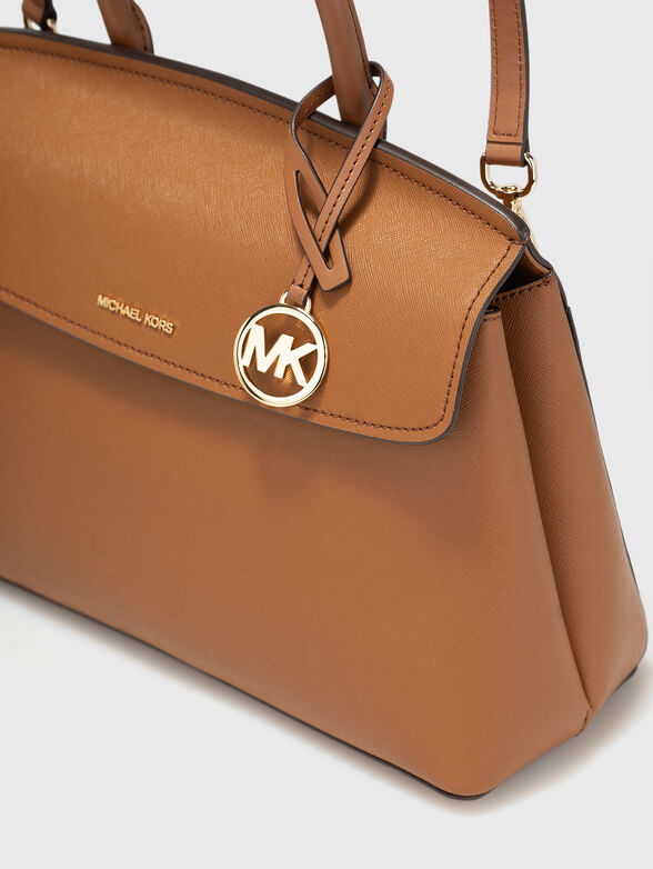 MD TH SATCHEL  black leather bag - 5