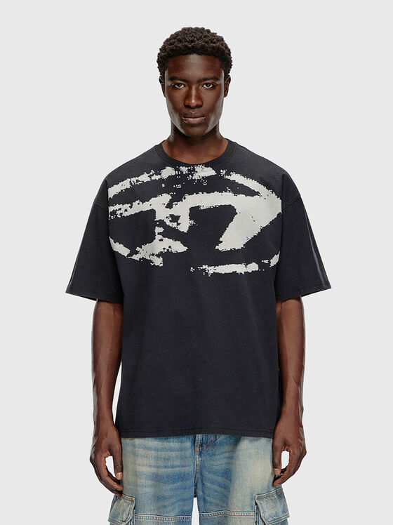 Тениска с лого акцент T-BOXT-N14 - 1