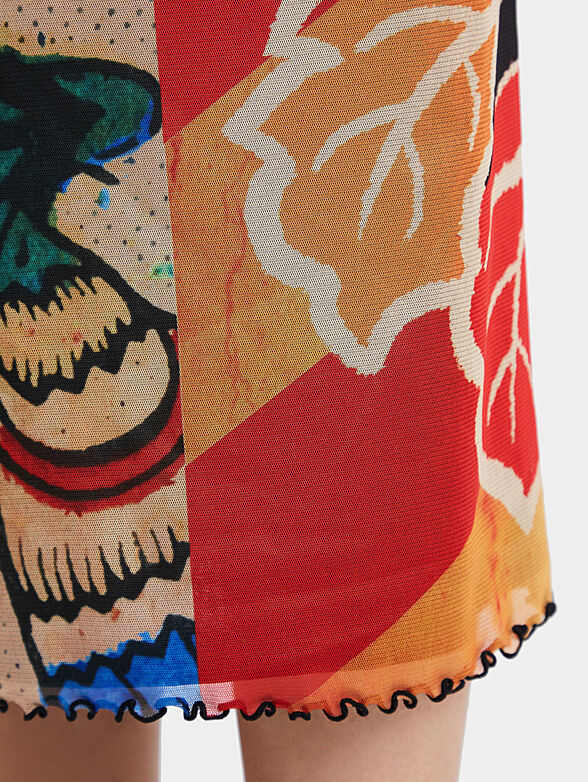 M. Christian Lacroix midi skirt with patchwork print - 4