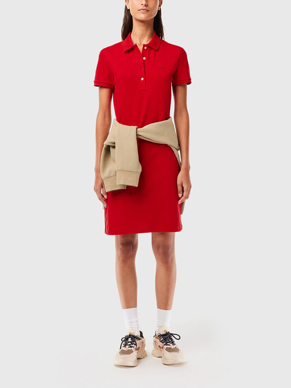 Piqué polo dress - 3