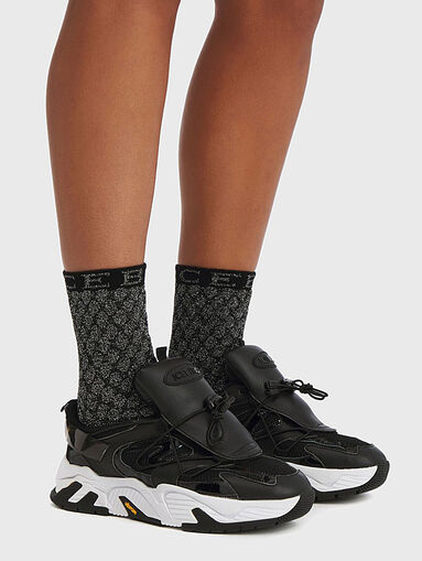Black socks with texture - 3