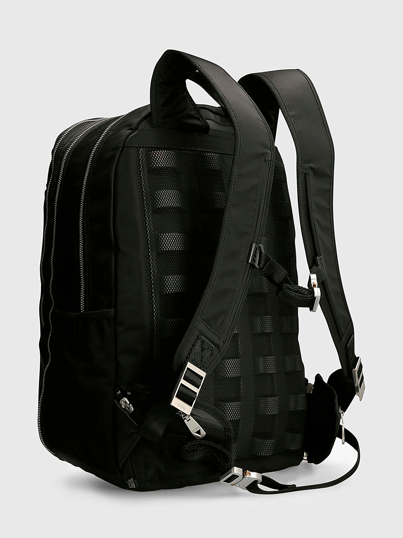 Backpack with triangle logo top