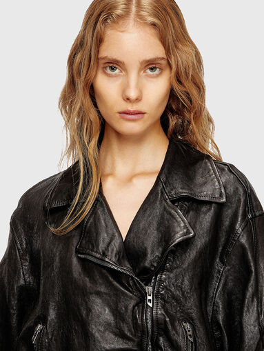 L-OYS leather jacket - 5