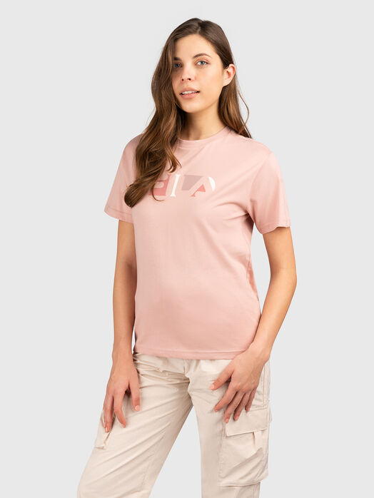 BRENK logo print T-shirt in black 