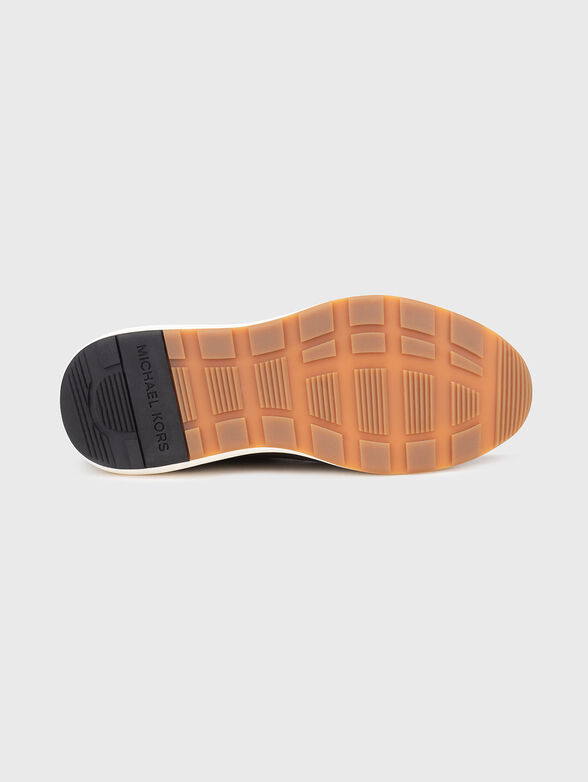 Suede and textile sports shoes - 5