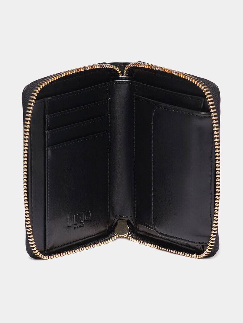 Mini wallet in black - 3