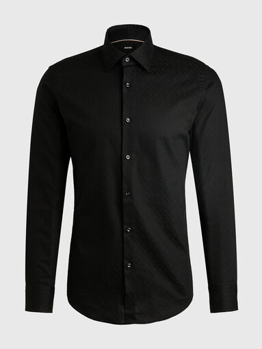 Black cotton shirt - 5