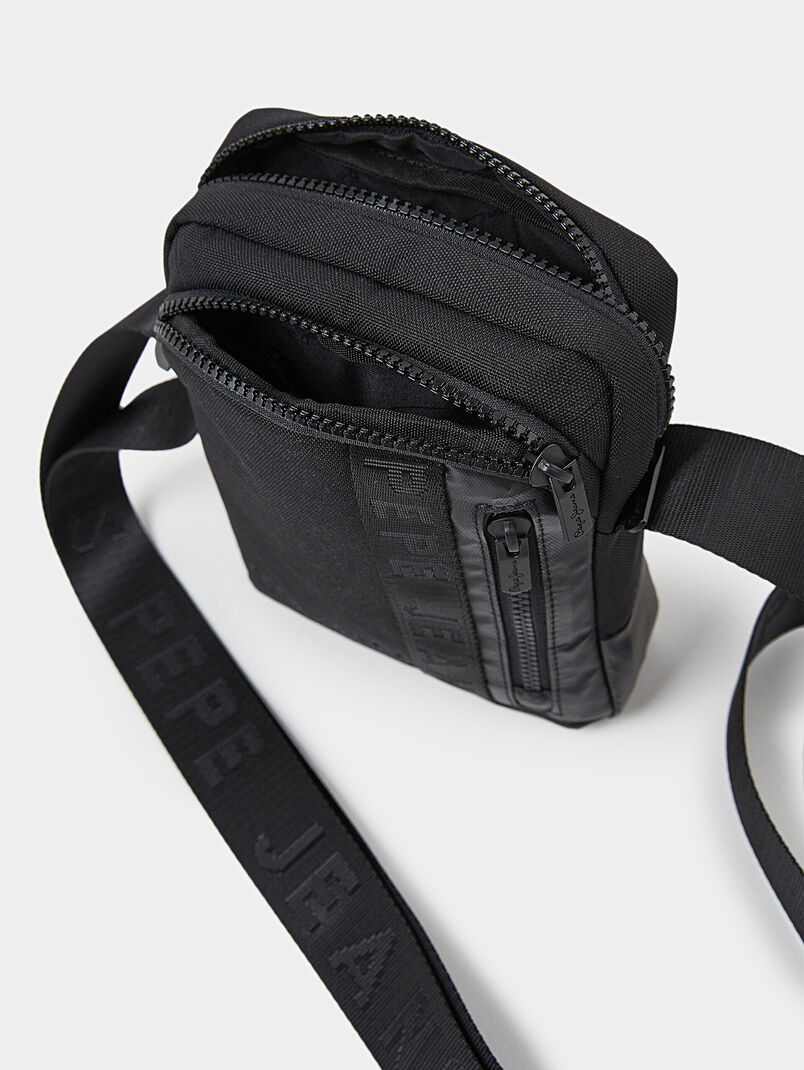 LIAN black crossbody bag with pockets - 3