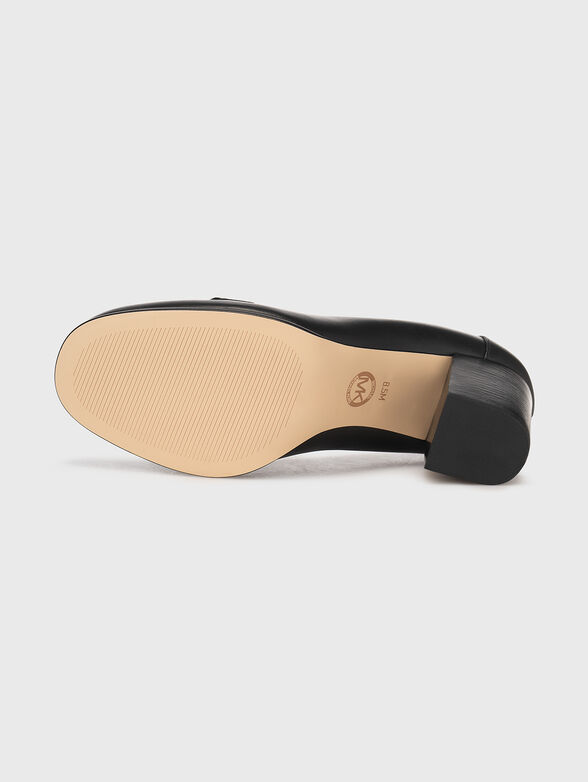 Logo accent leather pumps  - 5
