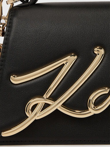 K/SIGNATURE 2.0 crossbody bag in leather  - 4