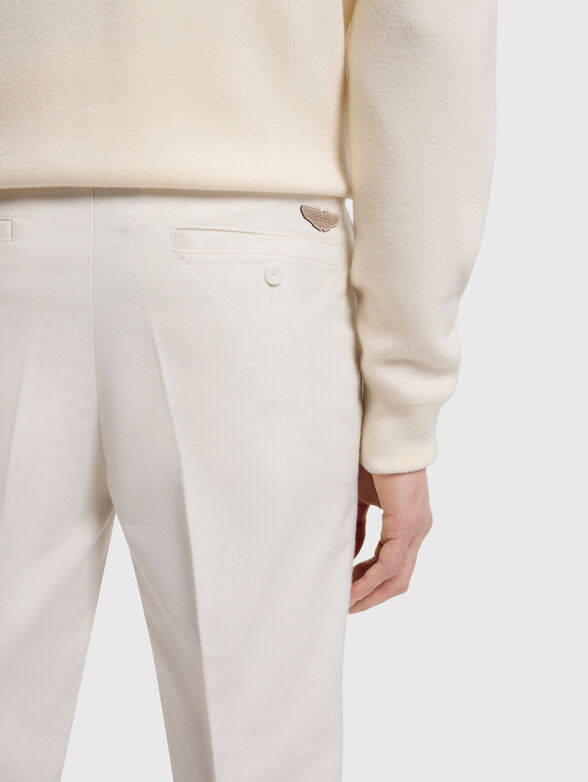 Dark blue pants with crease  - 3