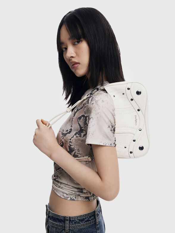 Small bag with logo and accent zip - 2