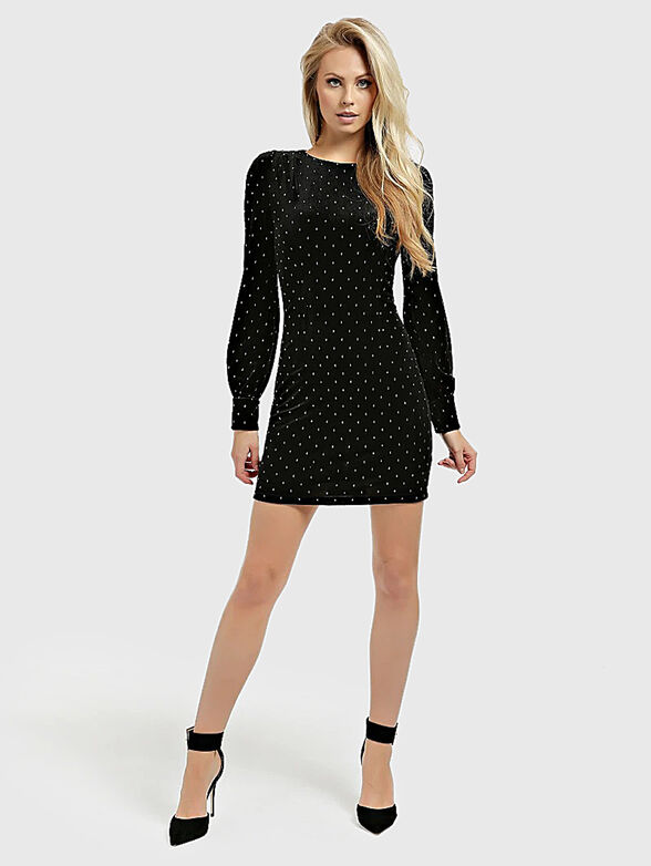 RANIA Dress with gathered shoulders - 1