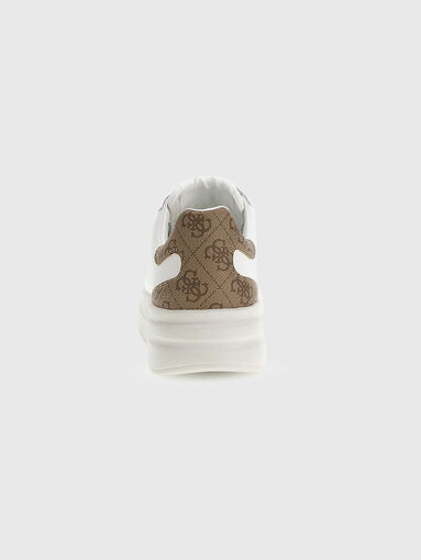 ELBINA white sneakers with logo detail - 3