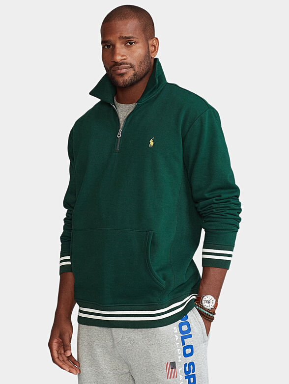 Sweatshirt with zipper - 1