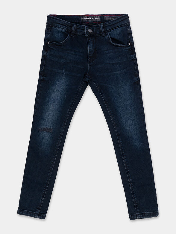 Dark blue skinny jeans - 1