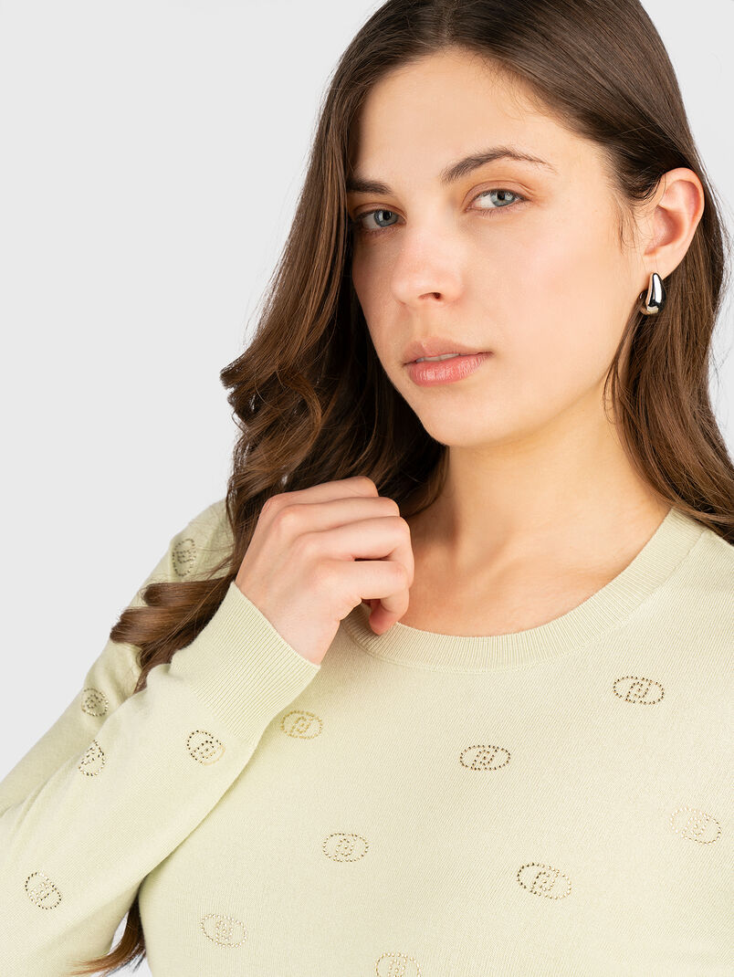 Sweater with rhinestones - 3