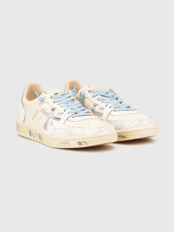 Leather sneakers with contrasting details - 2