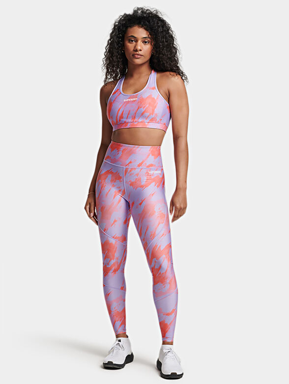 CORE MID IMPACT sports top in purple - 2