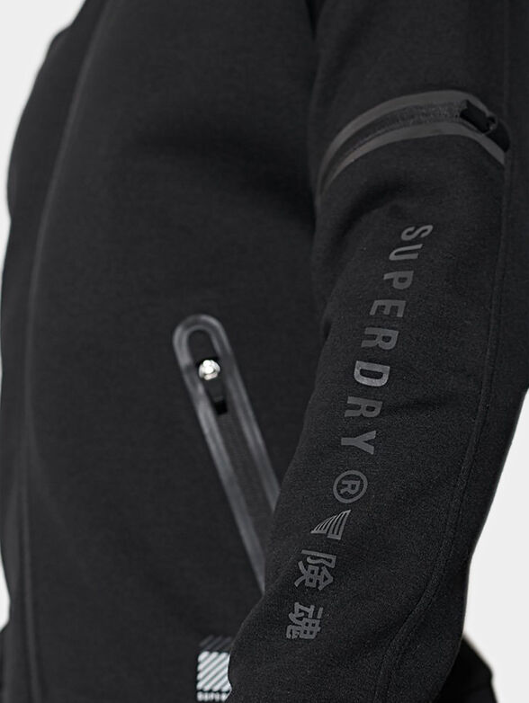 Sports sweatshirt in black - 3