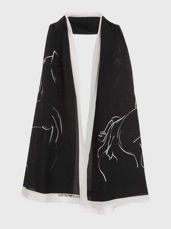 Scarf with print - 1