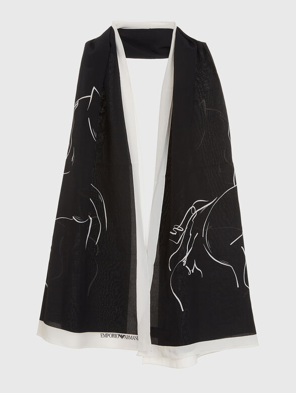 Scarf with print - 1