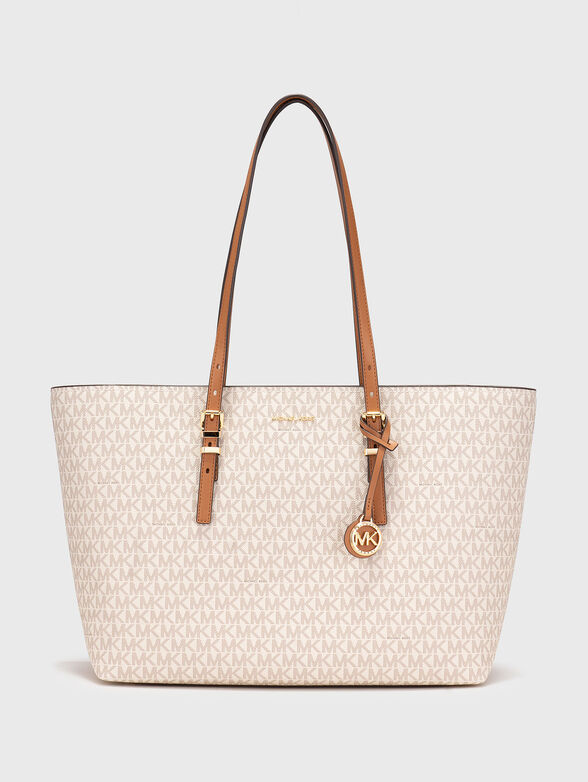 QUINN large tote bag with monogram - 1
