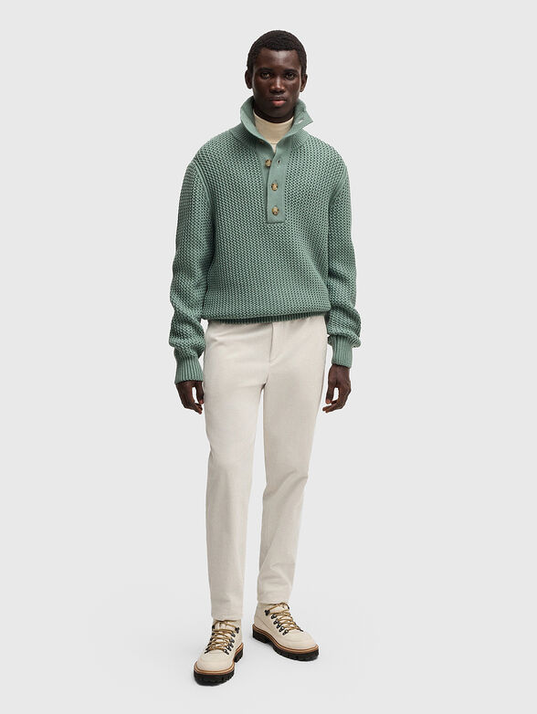 C-EMAXIMO wool sweater with buttons - 1