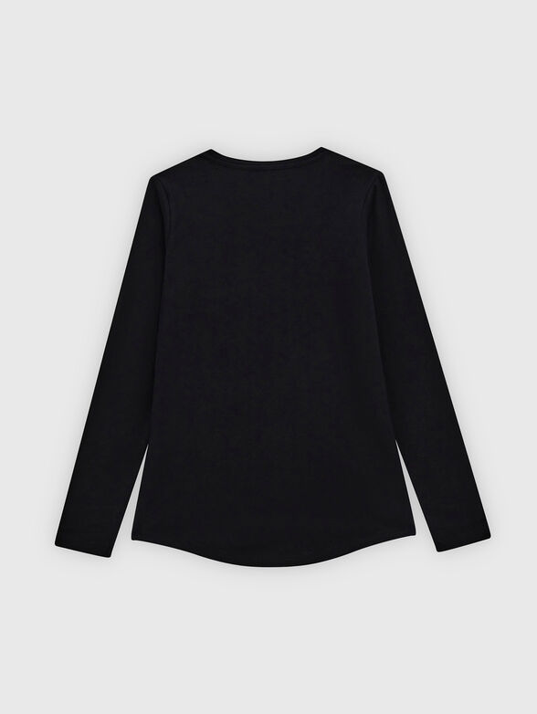 Blouse with appliqu&eacute;d sequins - 2