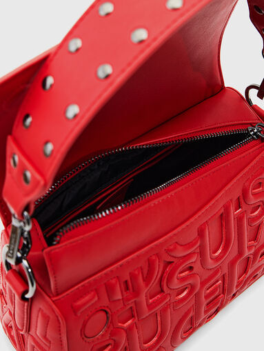 Red bag with logo details  - 5