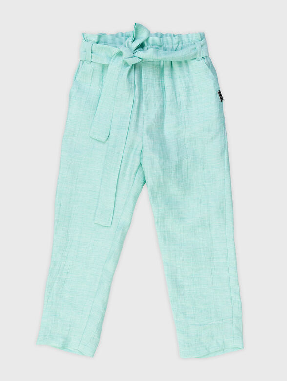 Trousers with belt - 1