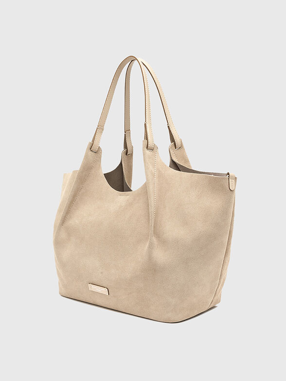DUA beige suede bag - 2