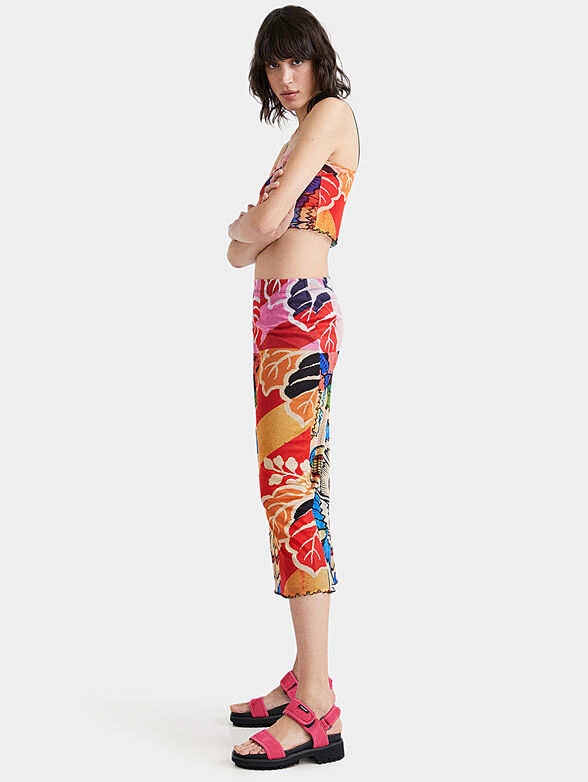 M. Christian Lacroix midi skirt with patchwork print - 5