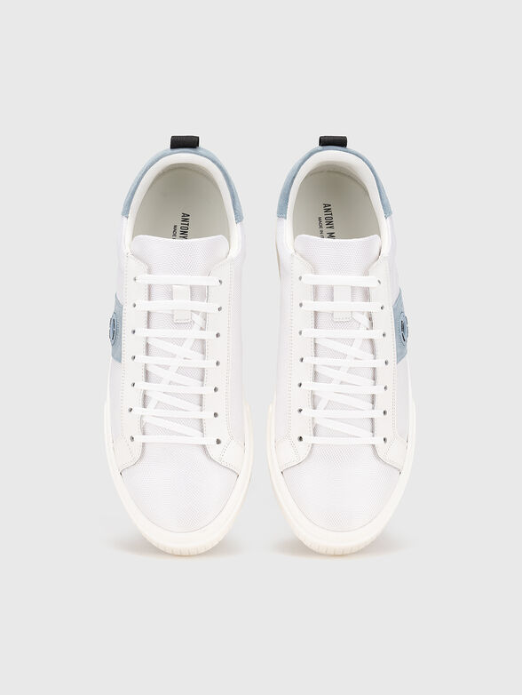 RICO white sneakers with suede details - 6