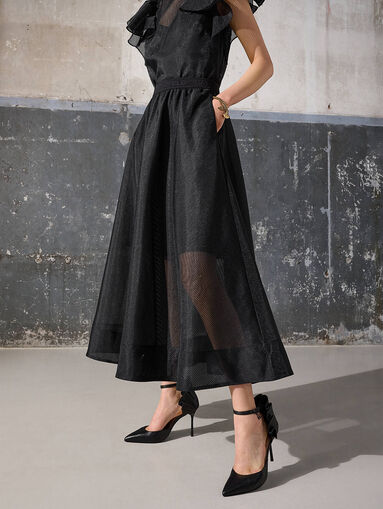 Black midi skirt - 3