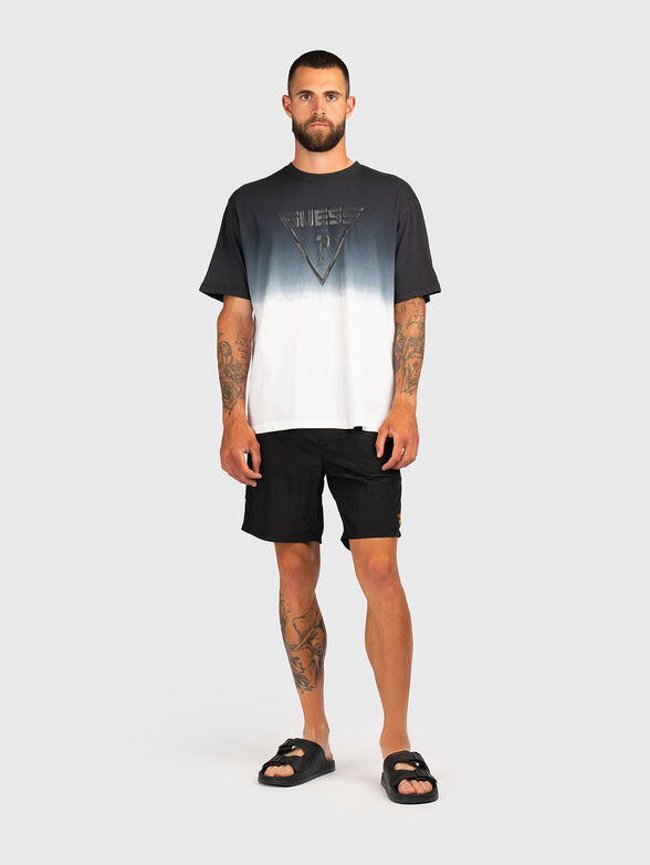 Cotton T-shirt with logo print - 2