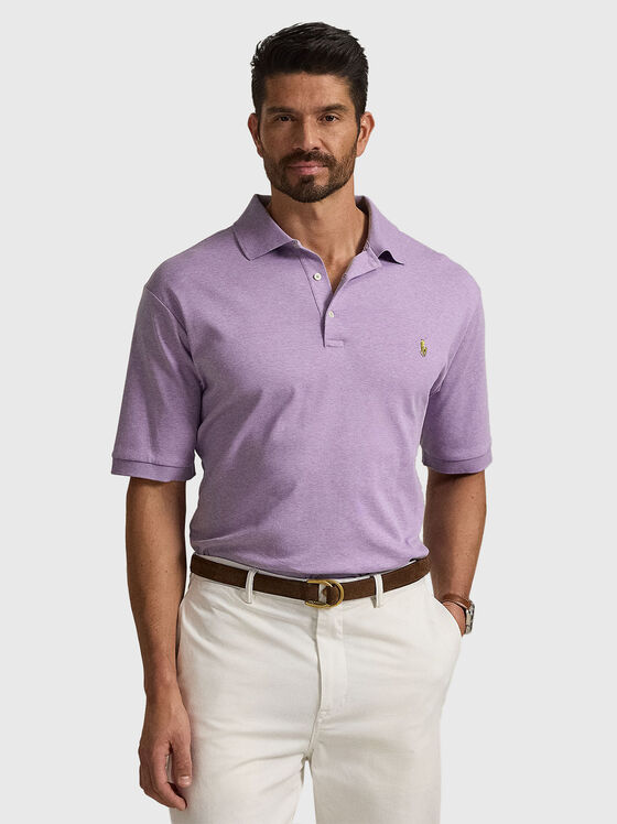 Polo shirt with embroidered logo - 1