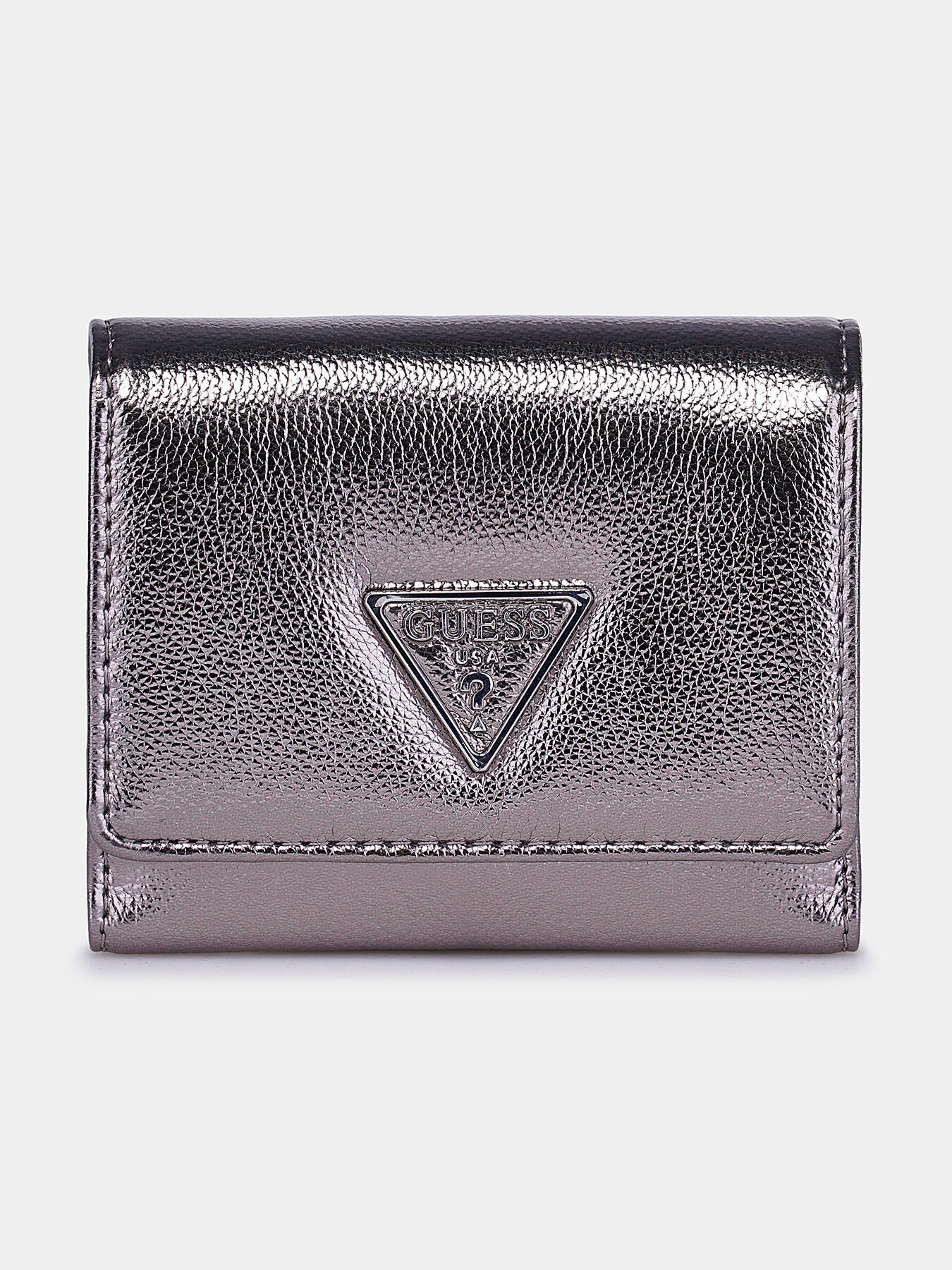 SANDRINE Mini wallet in silver color brand GUESS — Globalbrandsstore.com/en