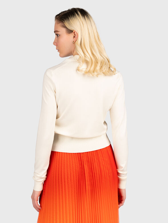 Black viscose cardigan - 3