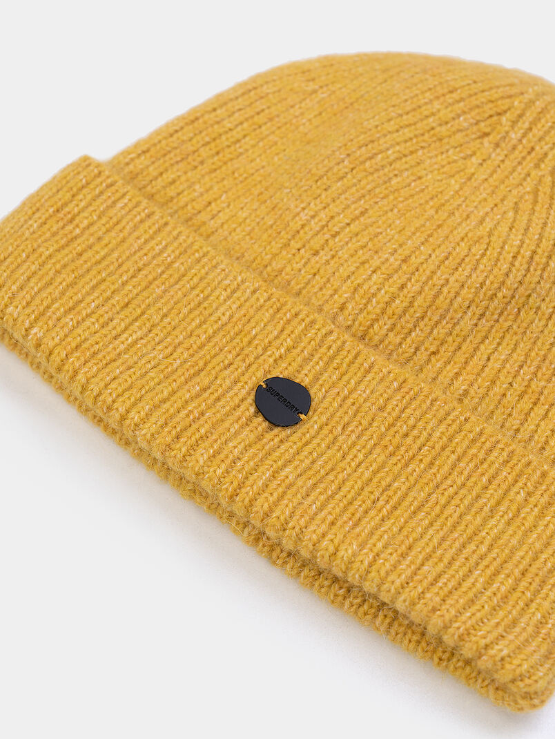 Hat with metal logo detail - 3