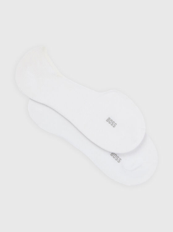  Два чифта бели чорапи за маратонки  - 1